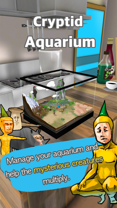 Cryptid Aquarium Game Screenshot