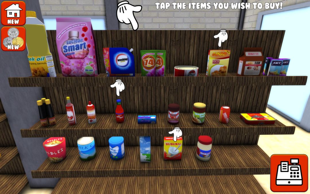 Screenshot of Kids Self Scan Supermarket Sim