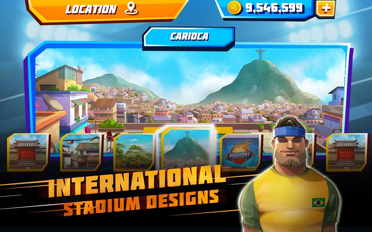 Roll Spike Sepak Takraw ภาพหน้าจอเกม