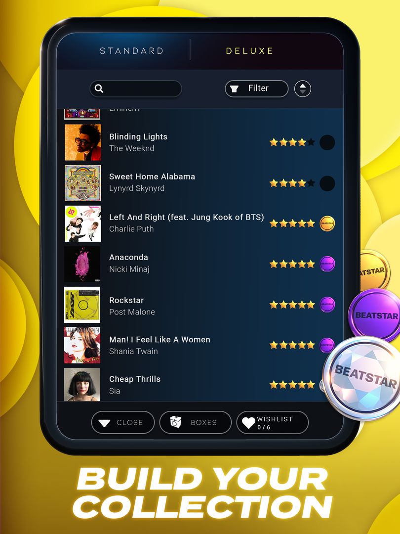 Screenshot of Beatstar - Touch Your Music
