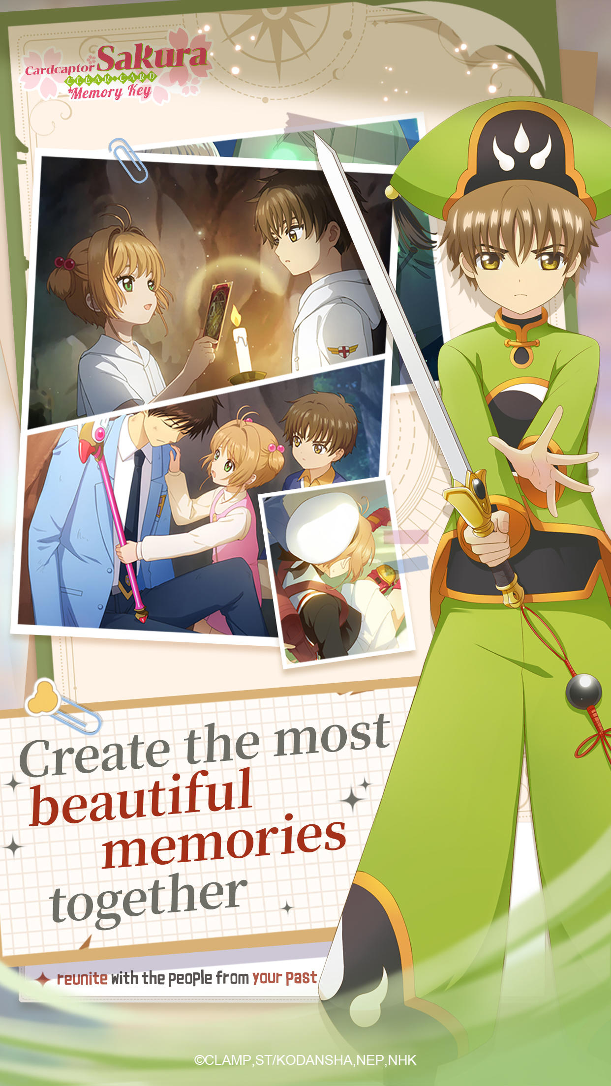 Cardcaptor Sakura：Memory Key Game Screenshot