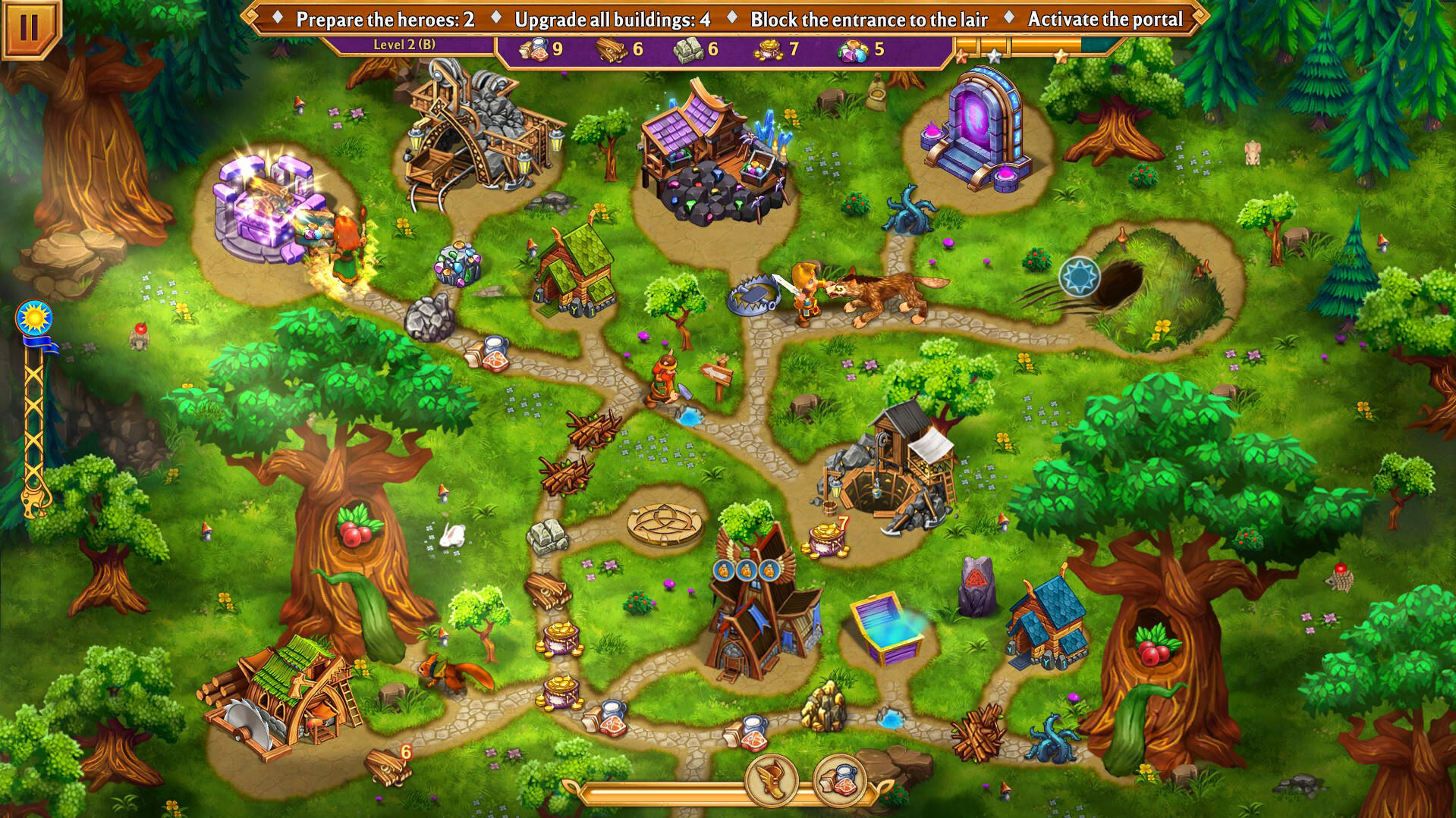 Viking Heroes 4 Game Screenshot