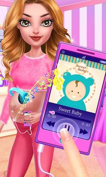 Pregnant Celebrity Star Salon Game Screenshot