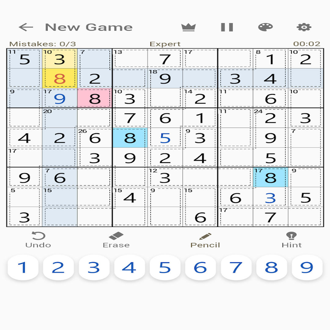 Free Fiendish Puzzles - Sudoku Of The Day