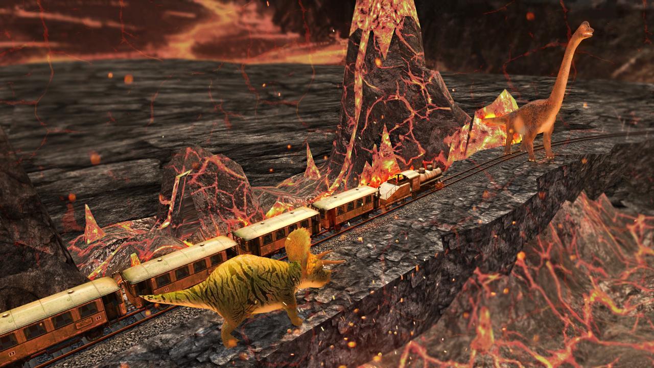 Train Simulatorのディノパーク ゲームのスクリーンショット