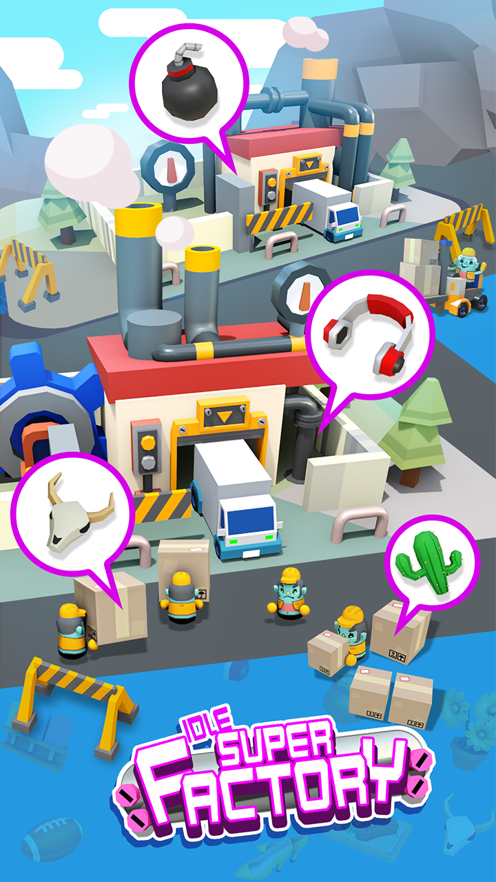 Idle Super Factory Game Screenshot