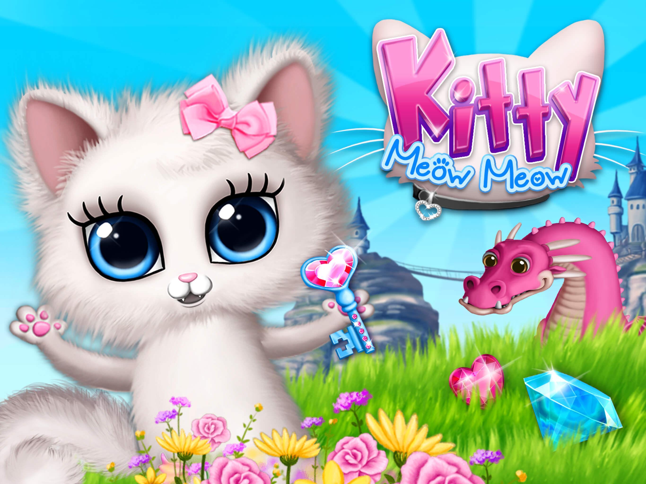 Kitty Meow Meow - My Cute Cat Day Care & Fun ゲームのスクリーンショット