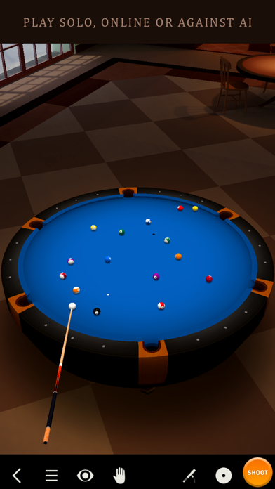 Pool Break Lite 3Dビリヤードやスヌーカー ゲームのスクリーンショット
