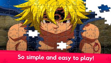 Seven Deadly Sins Anime Puzzle 게임 스크린샷