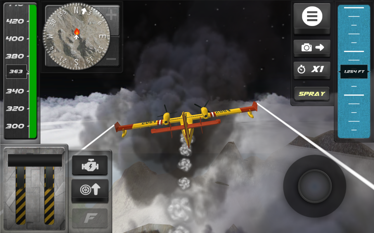 Airplane Firefighter Sim Game Screenshot