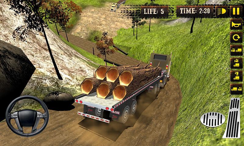 운송업자 트럭 운전 게임 게임 스크린 샷