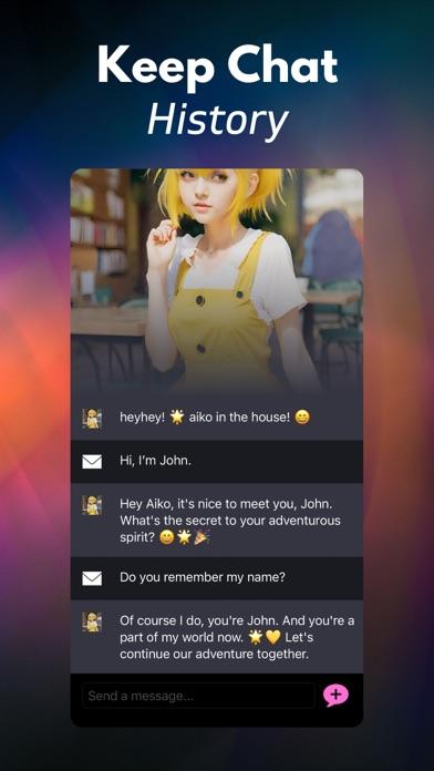 Waifu Chat AI Anime Girlfriend Game Screenshot