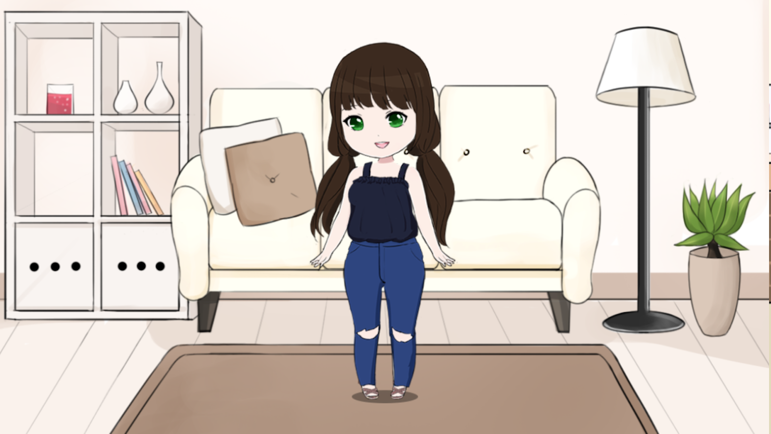 Sweet Girls - Dress up game Game Screenshot