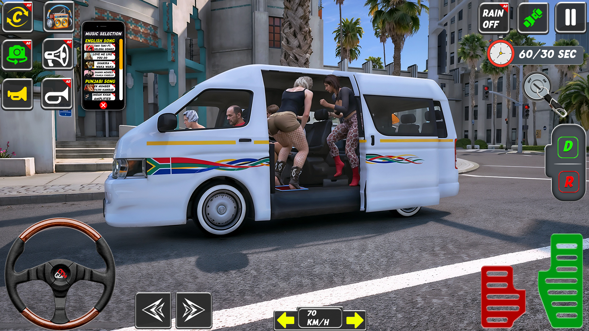 Van Simulator Offroad Game Game Screenshot