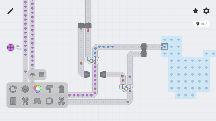 Shapez - Factory Game Game Screenshot