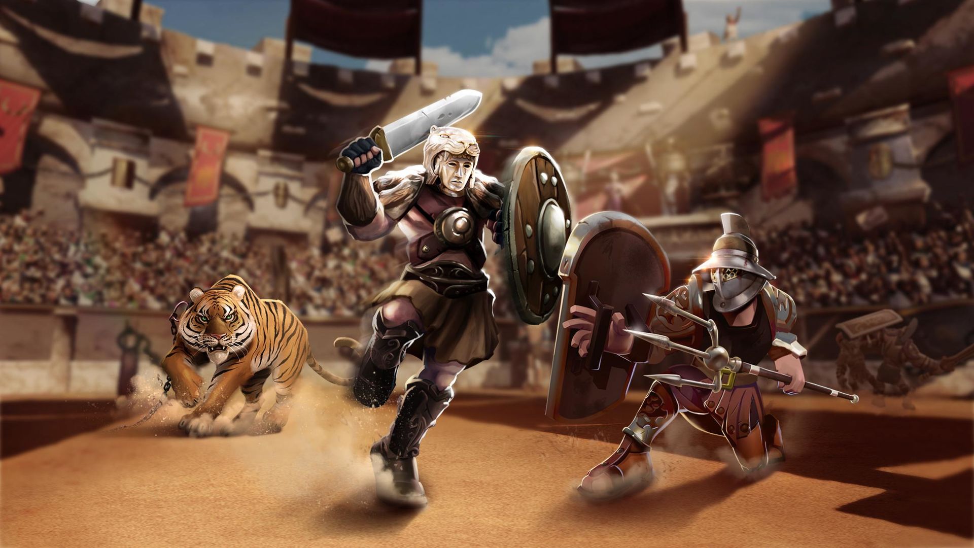Screenshot of 角斗士英雄扣-最佳策略和格斗游戏 (Gladiator Heroes)