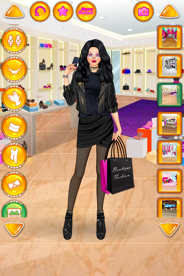 Rich Girl Shopping: Girl Games Game Screenshot