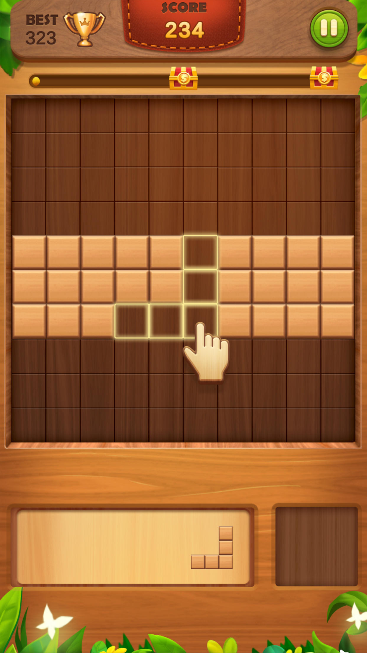 Screenshot 1 of Block Puzzle:Wood Peace 3.3.2