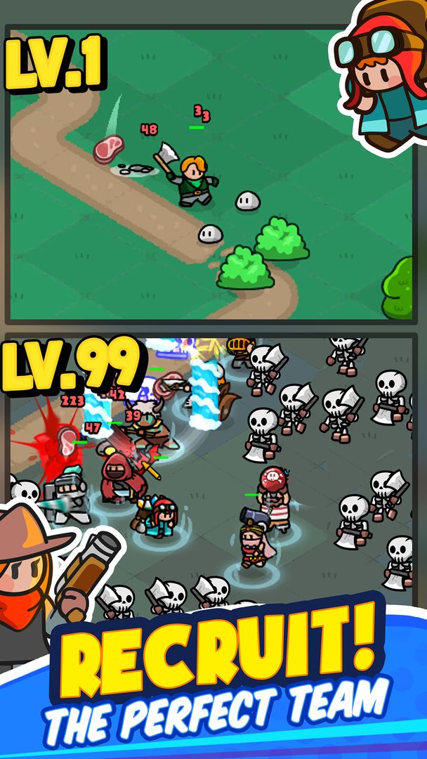Rumble Heroes - Adventure RPG screenshot game