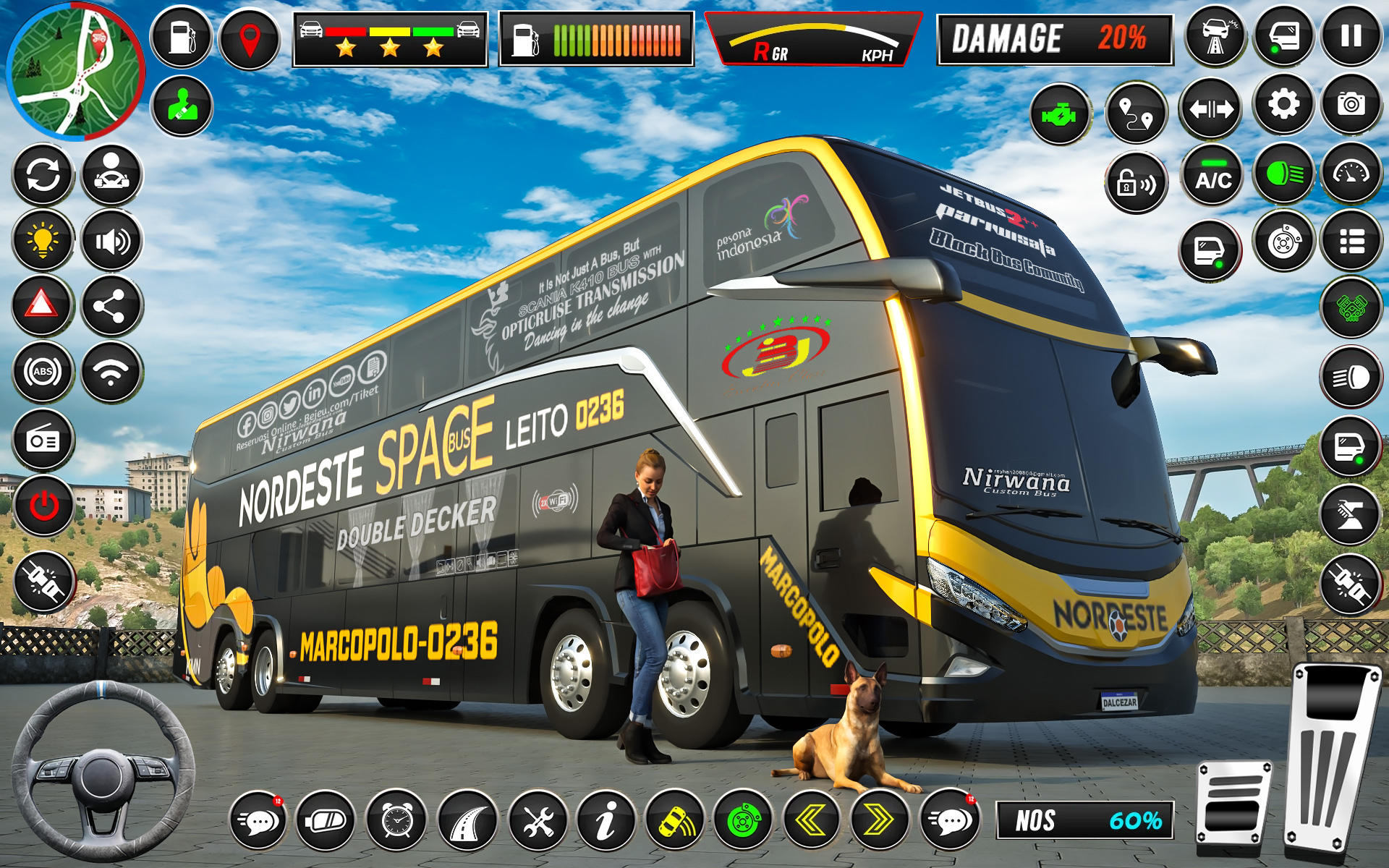 Euro Coach Bus Game Driving 3D ภาพหน้าจอเกม