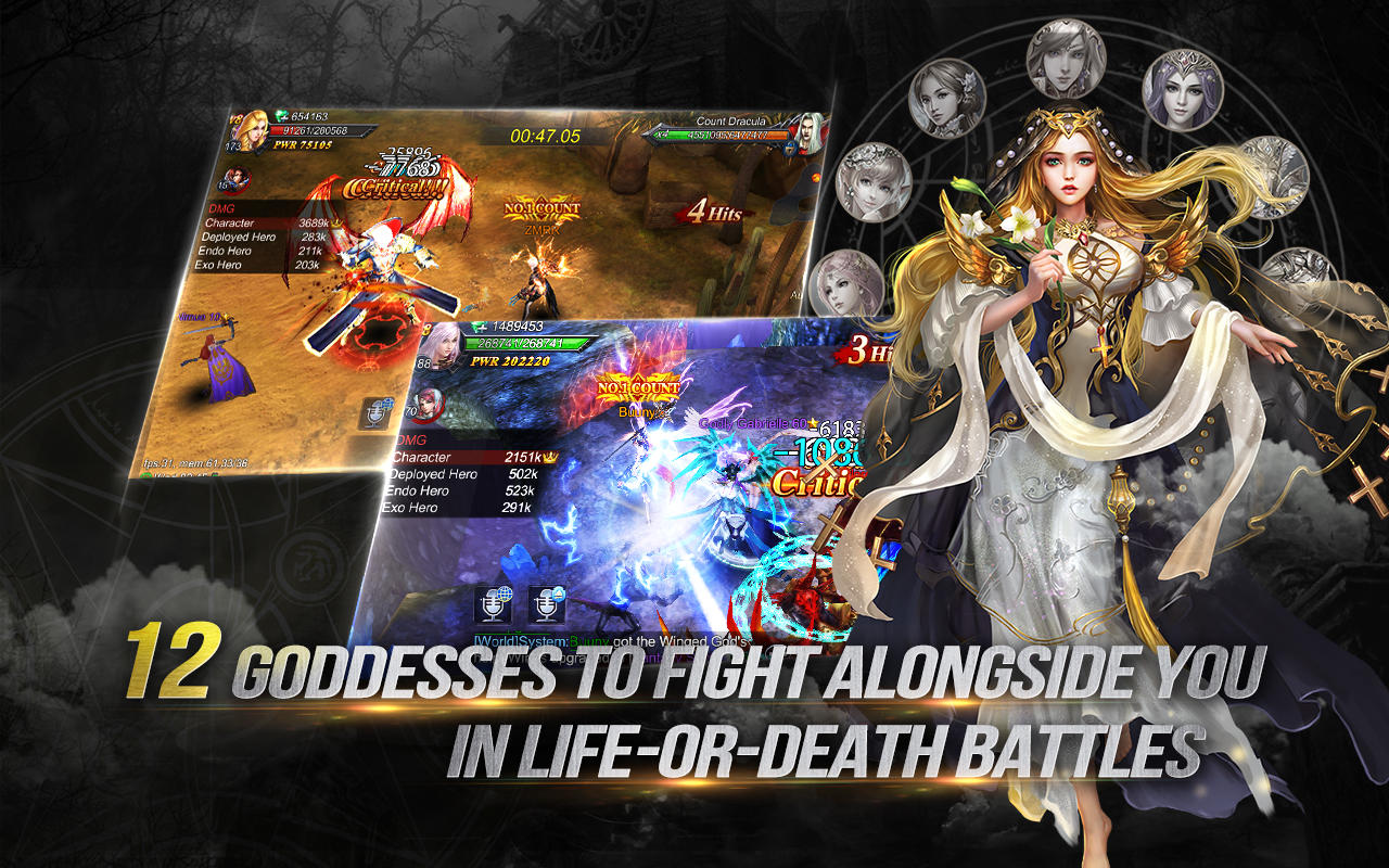 Goddess: Primal Chaos - MMORPG Game Screenshot