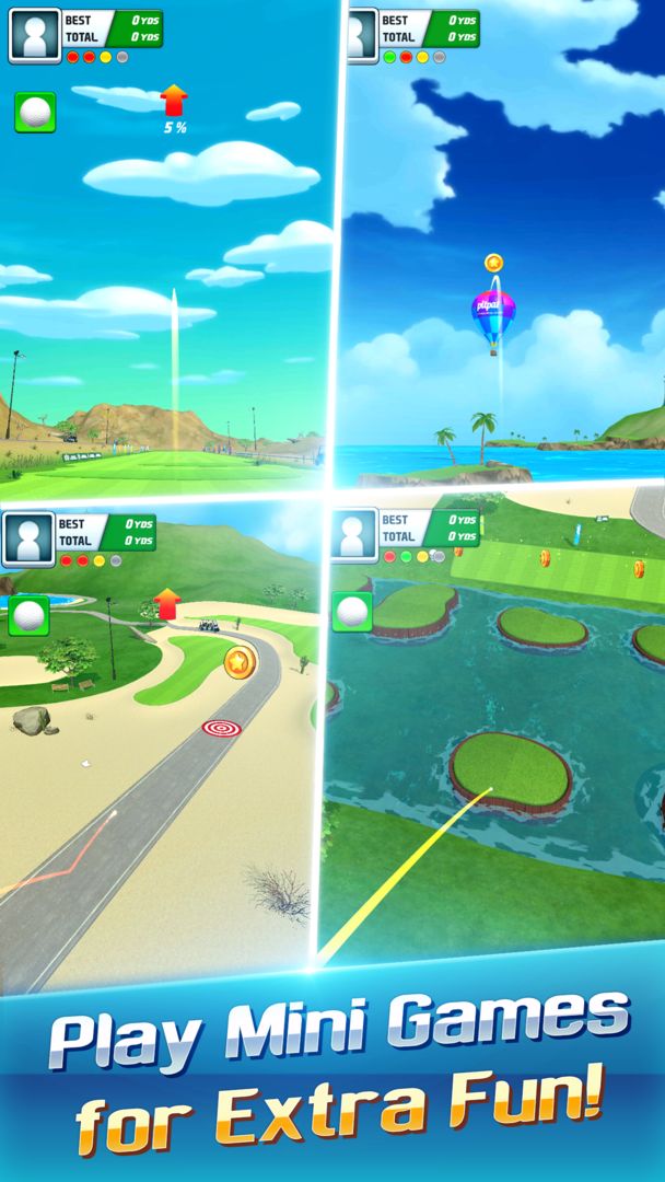 Long Drive: Golf Battle ภาพหน้าจอเกม