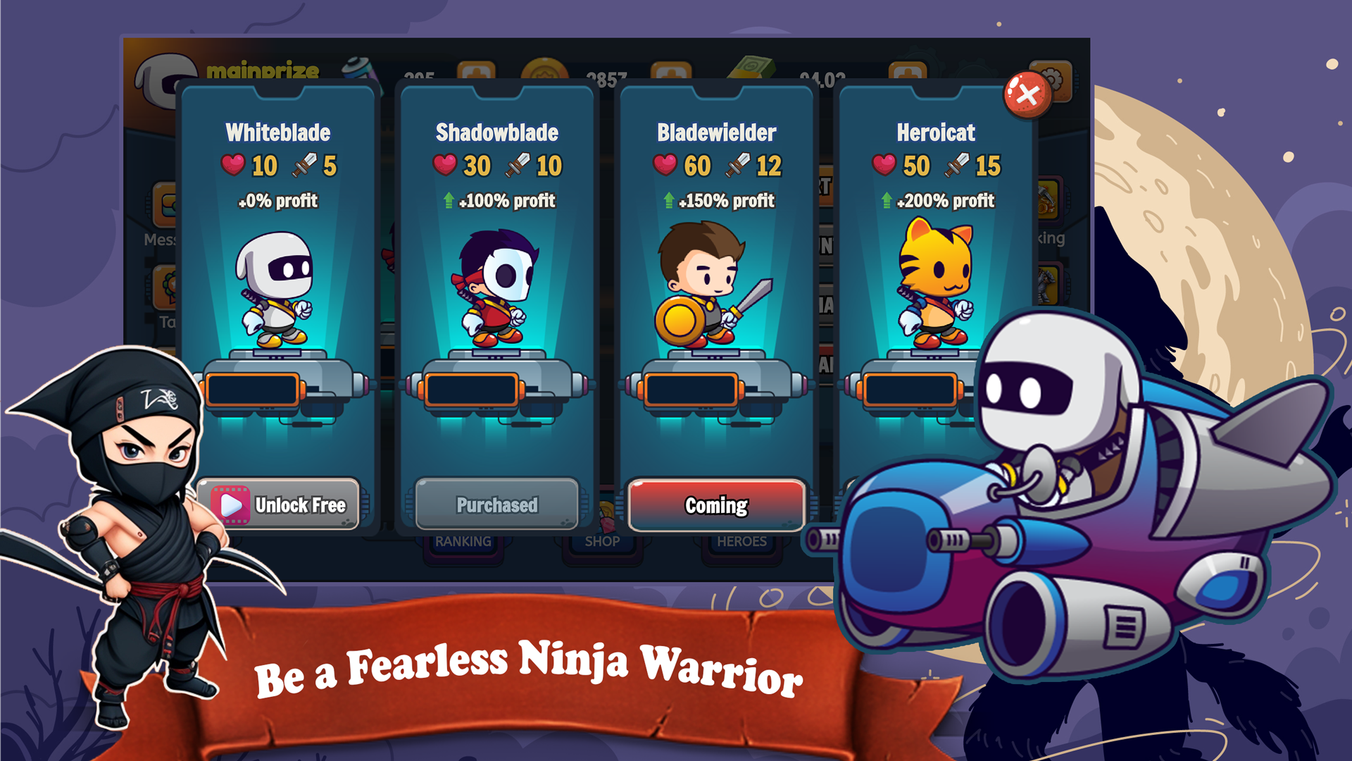 Screenshot 1 of Cazador de jefes ninja - Gana dinero 1.3.3