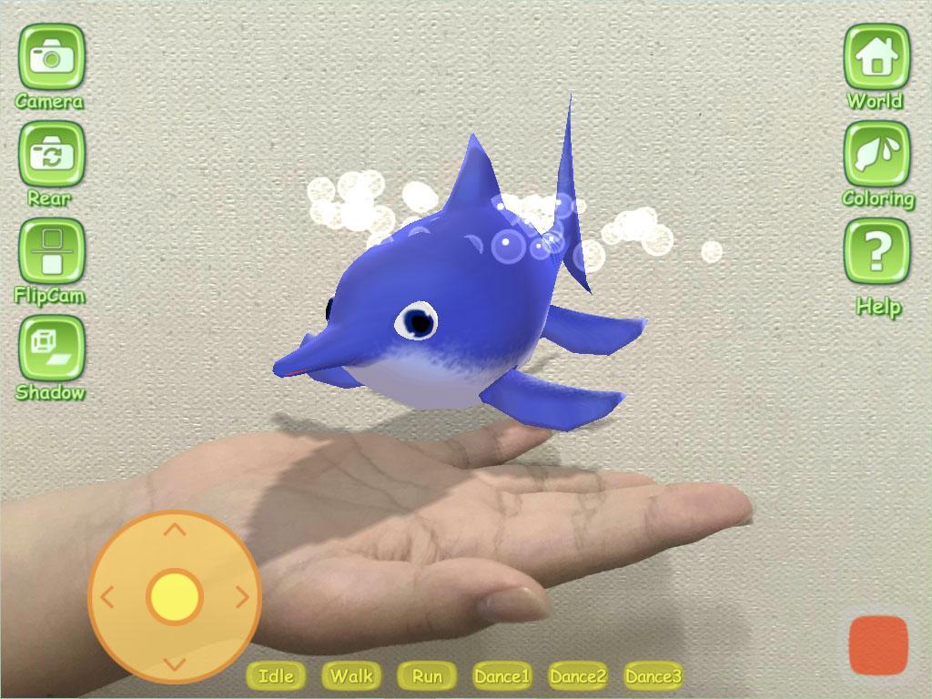 Скриншот игры Dinosaur World 3D - AR Camera