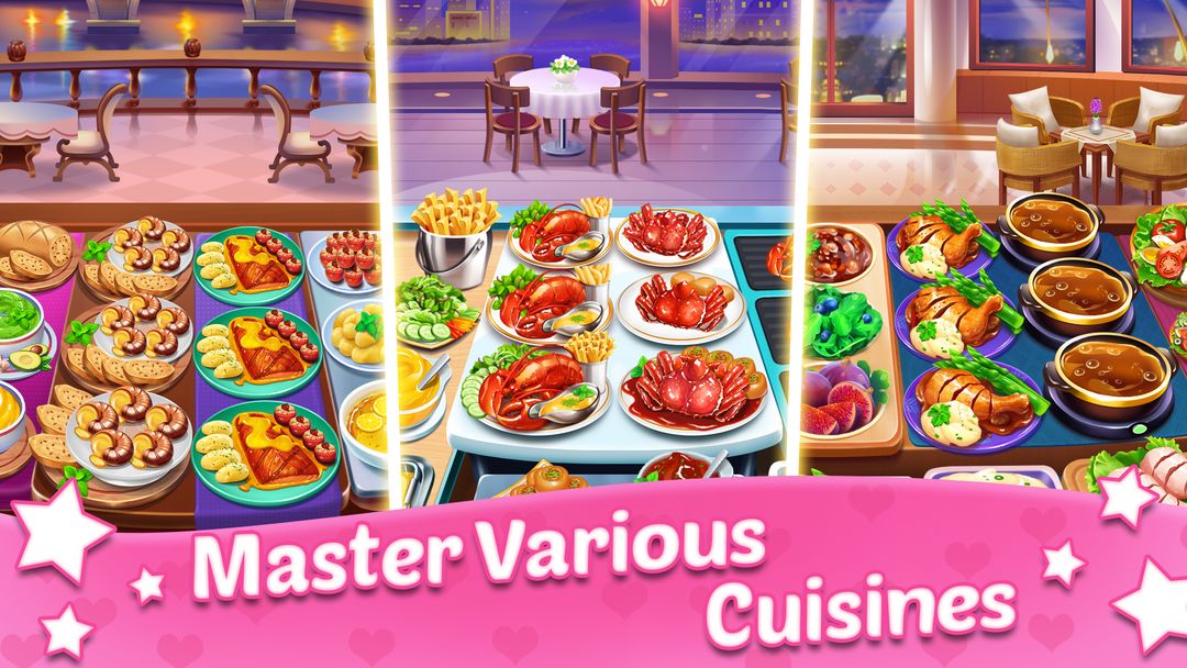 Cooking Sweet: 홈 디자인 게임 게임 스크린 샷