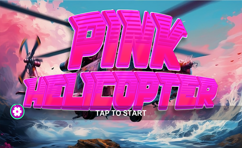 Pink Helicopter Game 게임 스크린 샷