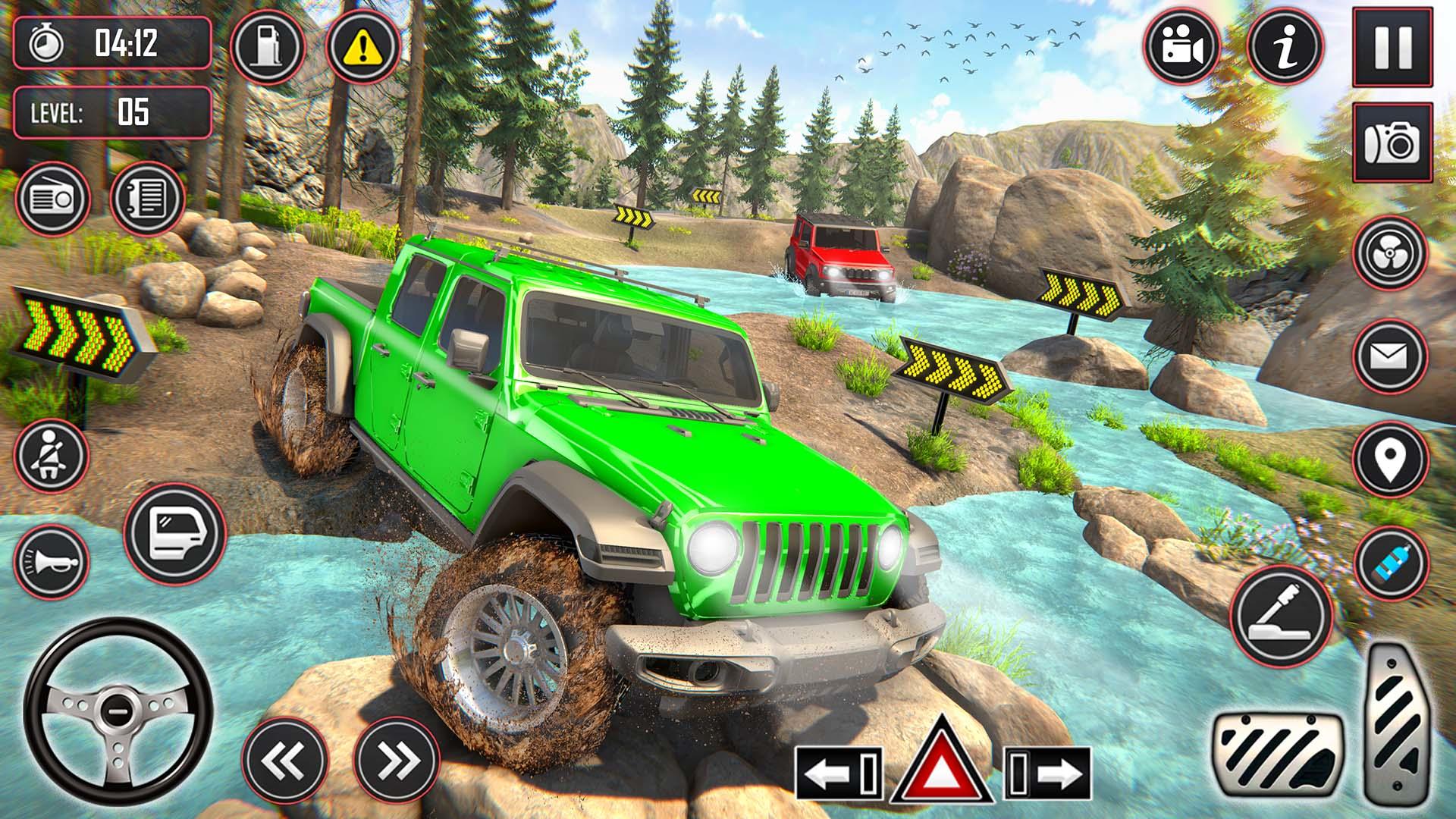 Offroad Jeep Driving Simulator Game Screenshot