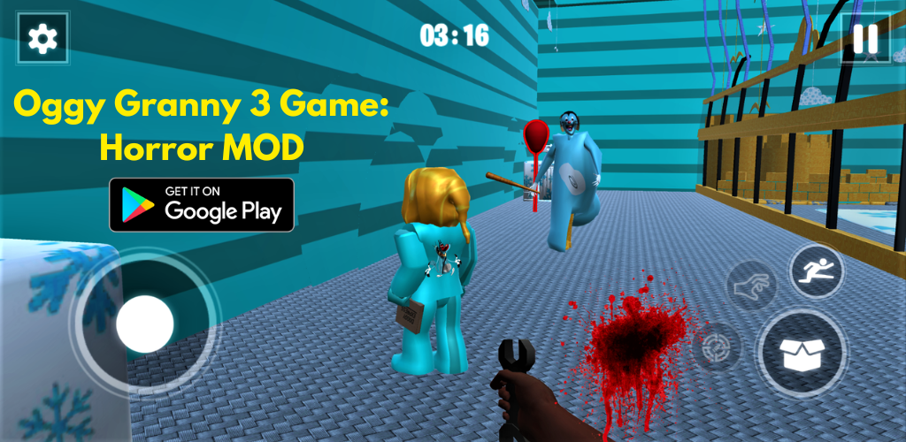 Oggy Granny 3 Game Horror MOD Мобильная Версия Андроид IOS Апк.