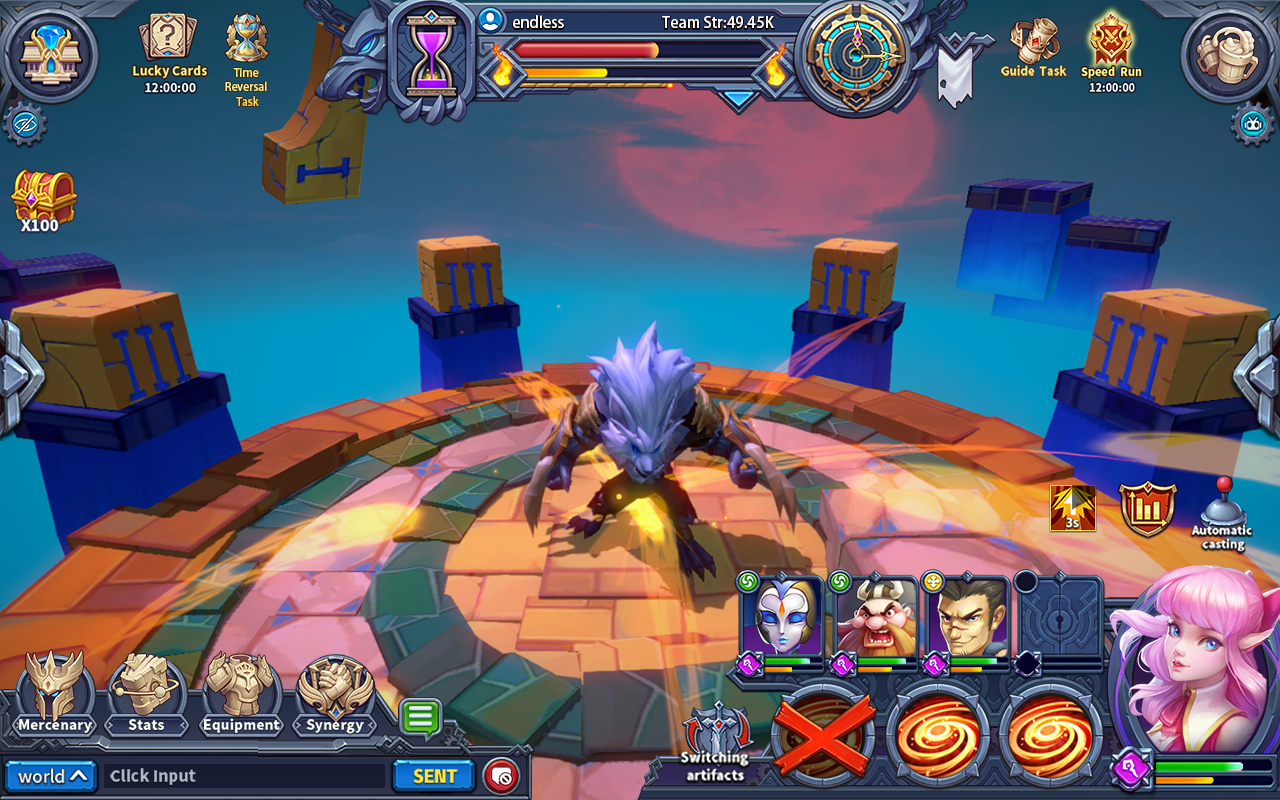 Endless World - Idle RPG 게임 스크린샷
