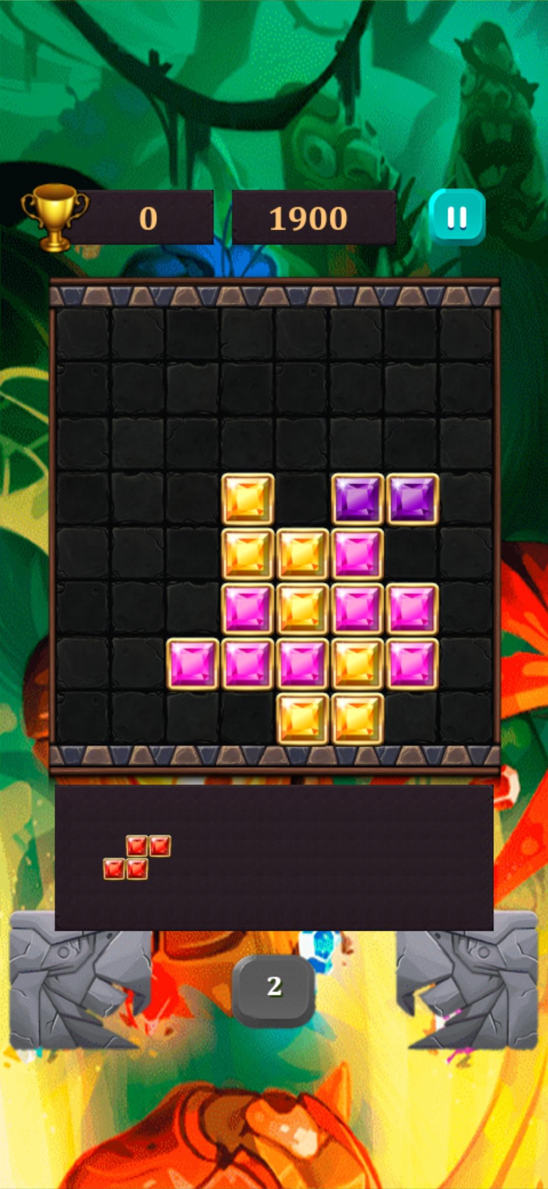 Puzzling Block Blasting Also Game Screenshot