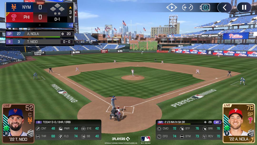 Screenshot of MLB Perfect Inning 23