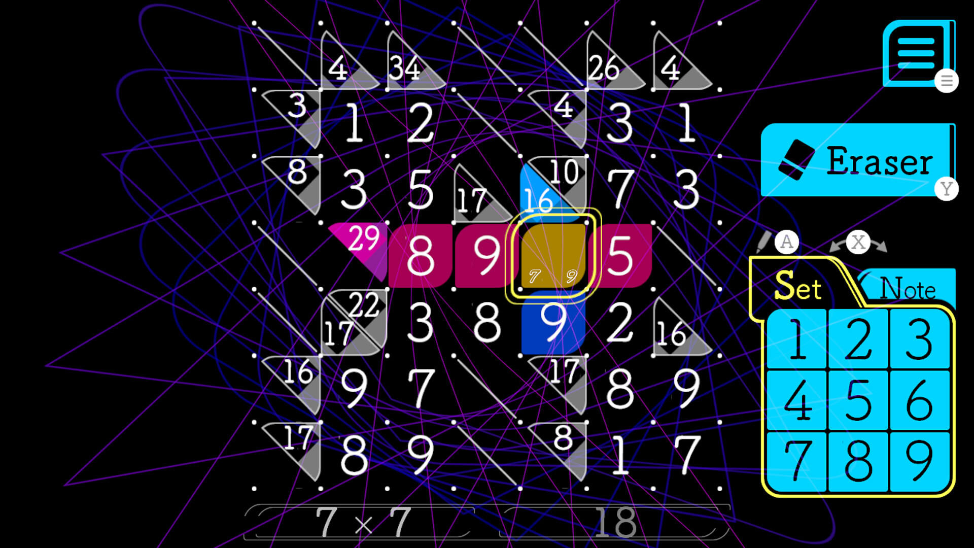 Cuplikan Layar Game Add Cross