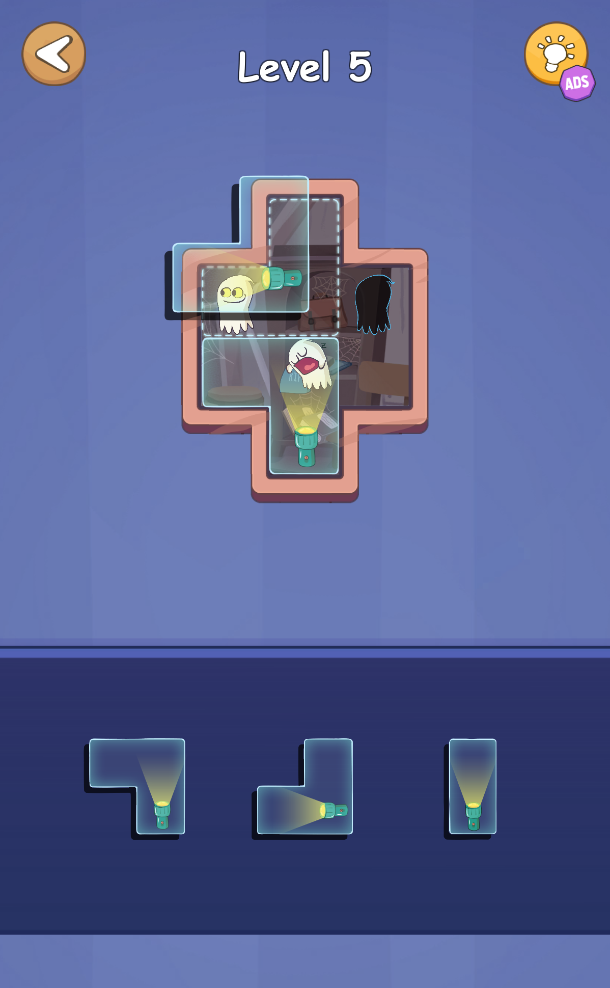 Ghost catcher: Fill puzzle Game Screenshot