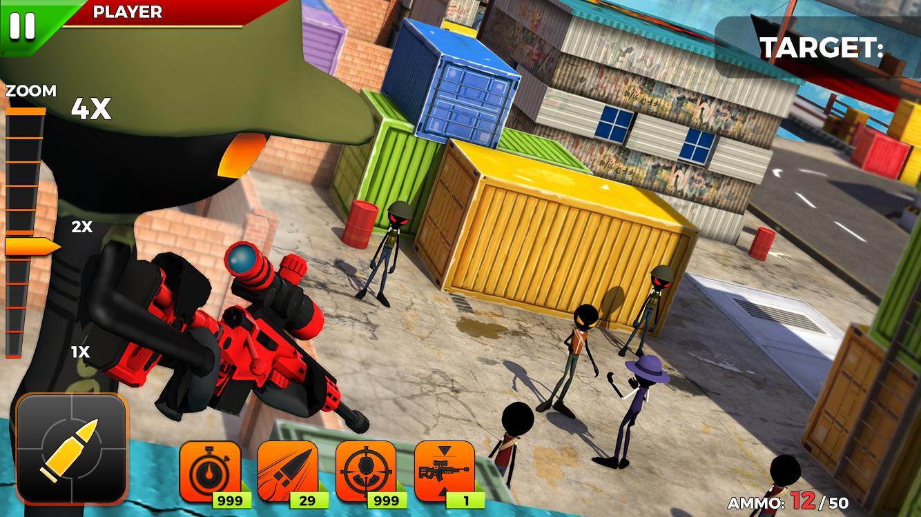 Cuplikan Layar Game Stickman Battle : Online Shooter 3D