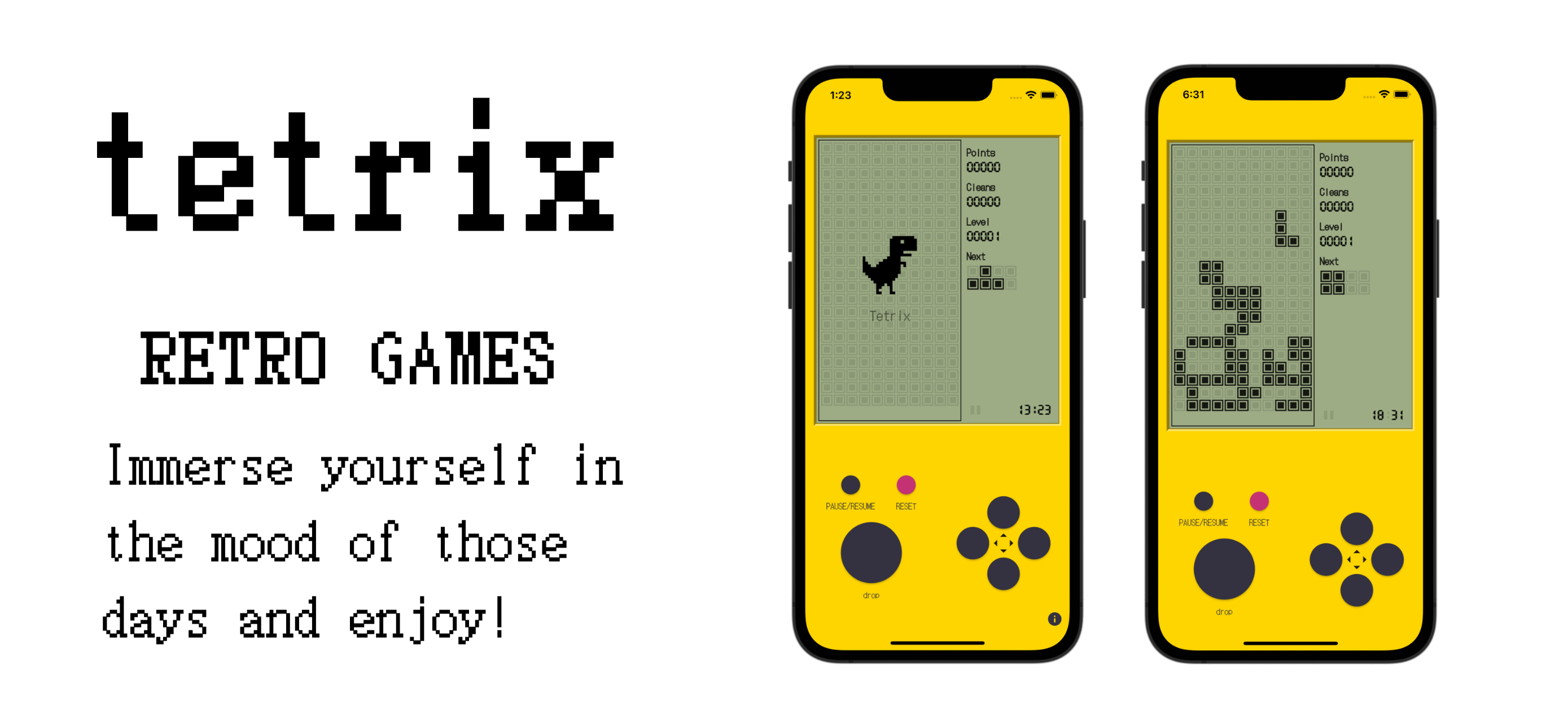 Screenshot 1 of Tetris 1984:간단한 복고풍 게임 2.0.0