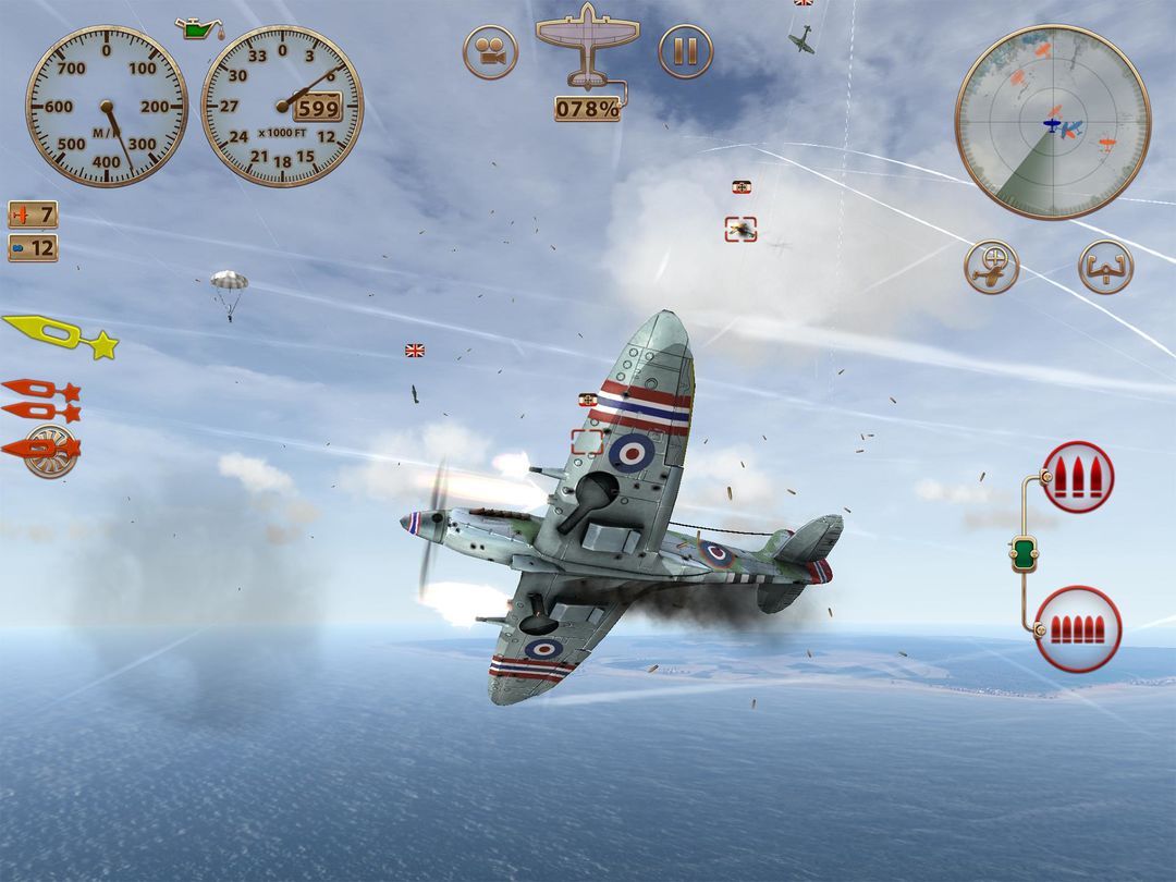 Sky Gamblers: Storm Raiders screenshot game