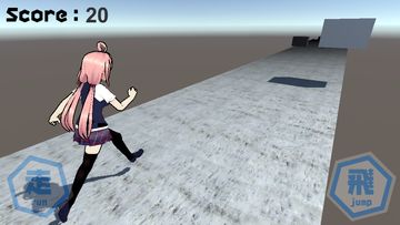 Скриншот игры インフィニットランナー社畜ちゃん