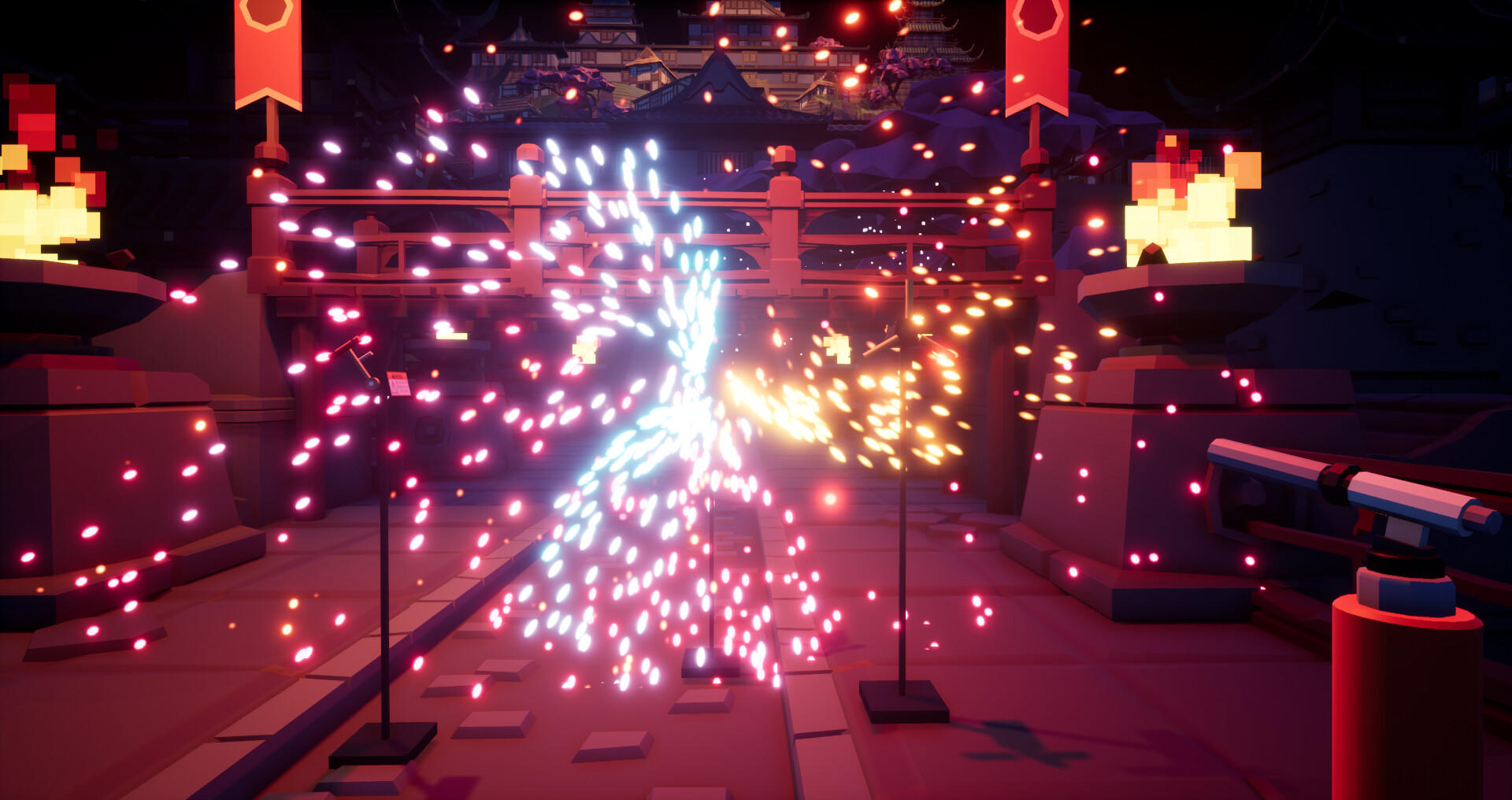 Screenshot of Fireworks Frenzy
