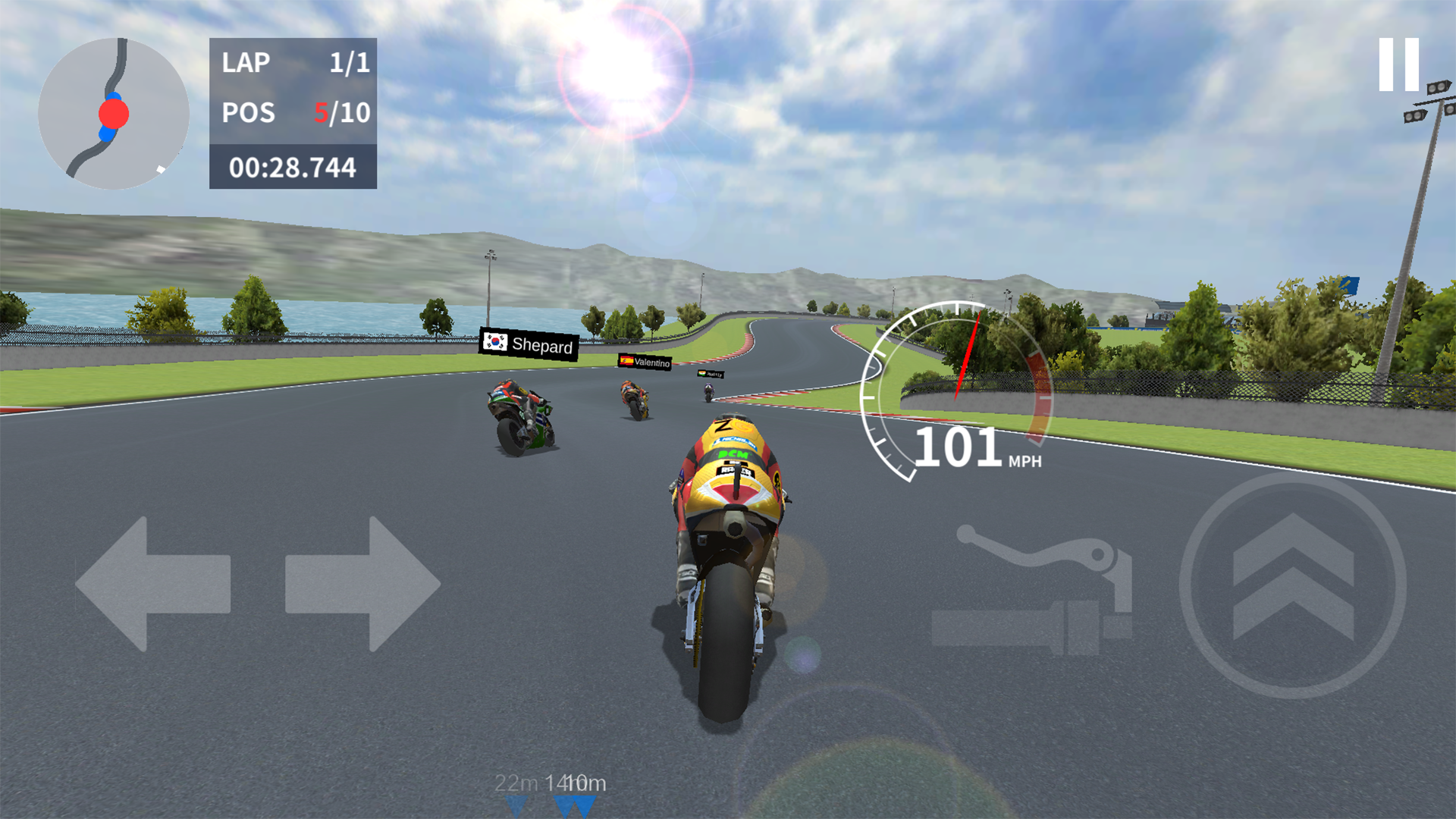 Screenshot of Moto Rider, Bike Racing Game