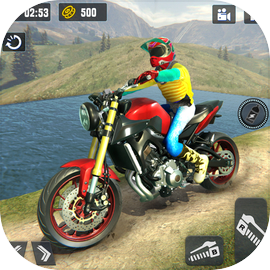 Uphill Offroad Motorbike Rider