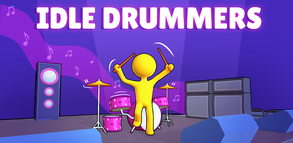 Screenshot of the video of Idle Drummers