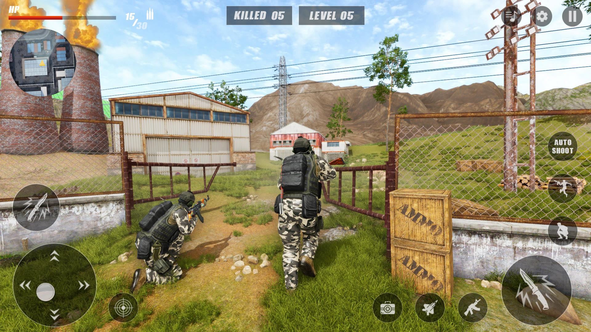 Commando War Army Game Offline android iOS apk download for free