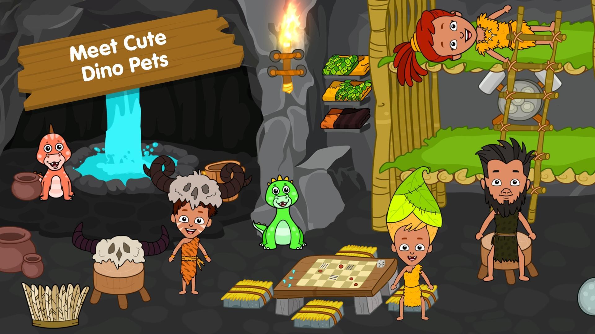 Screenshot of Caveman Games World for Kids