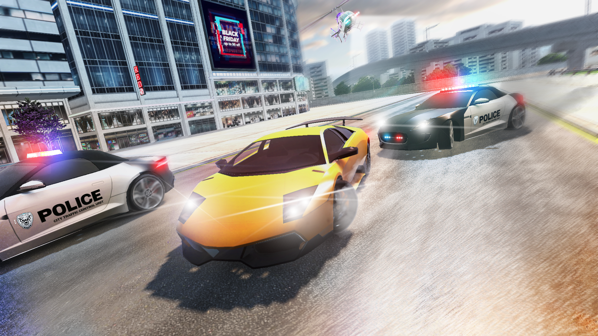 Captura de Tela do Jogo Urban Pursuit - Cop vs. Robber