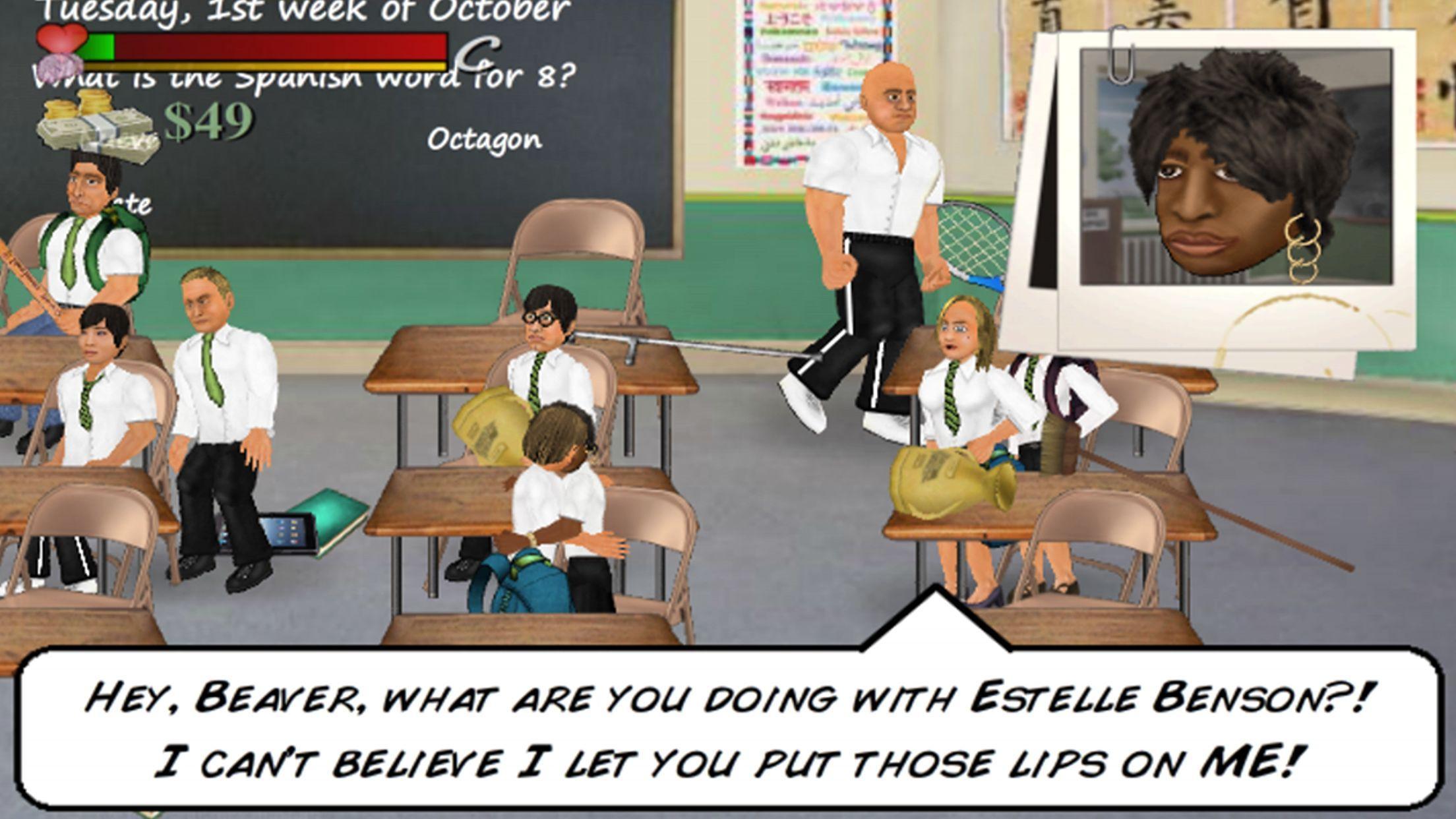 School Days Game Screenshot