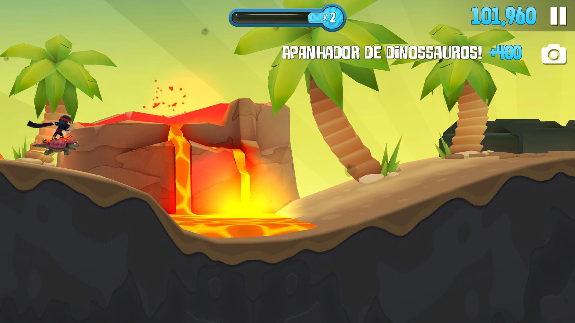 Captura de Tela do Jogo Ski Safari 2